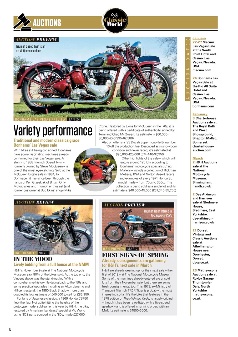 Classic Bike Preview Pages