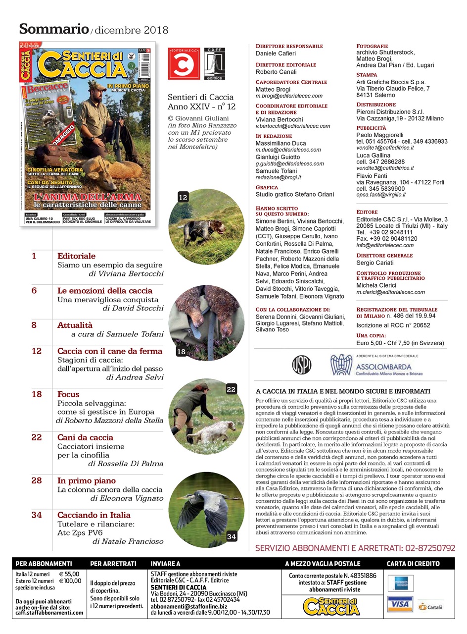SENTIERI DI CACCIA Preview Pages