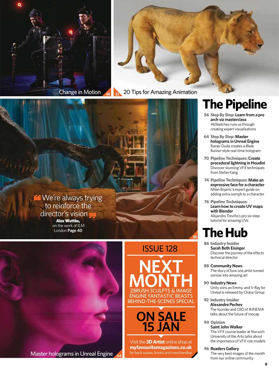 3D Artist Preview Pages