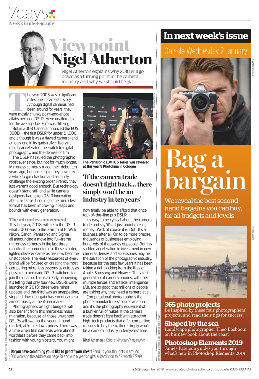 Amateur Photographer Preview Pages