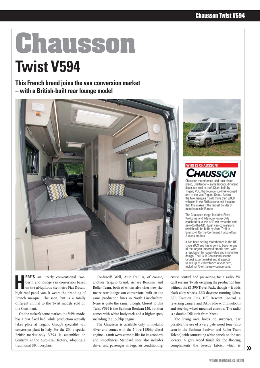 What Motorhome magazine Preview Pages