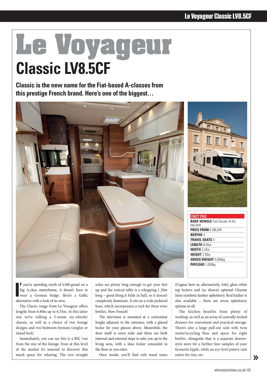 What Motorhome magazine Preview Pages