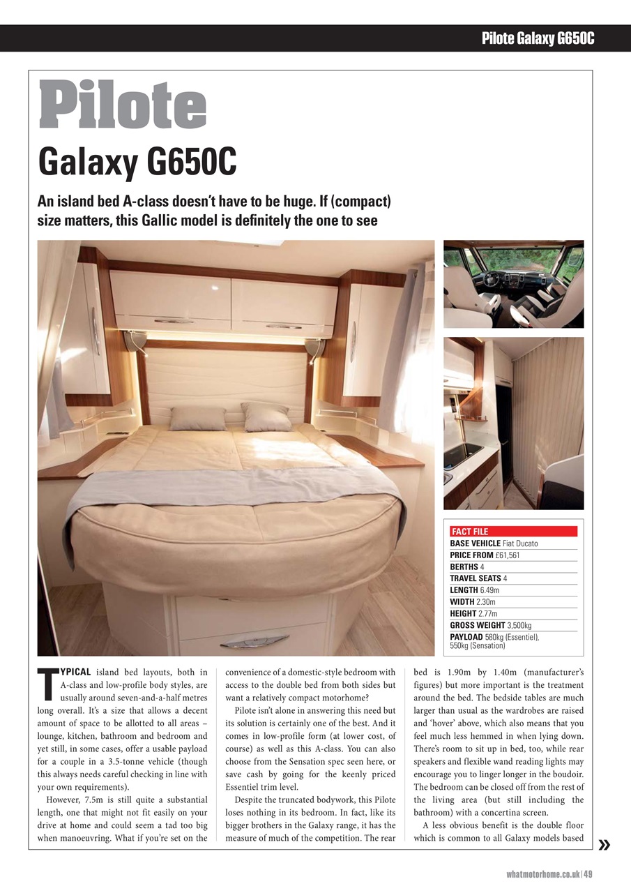 What Motorhome magazine Preview Pages