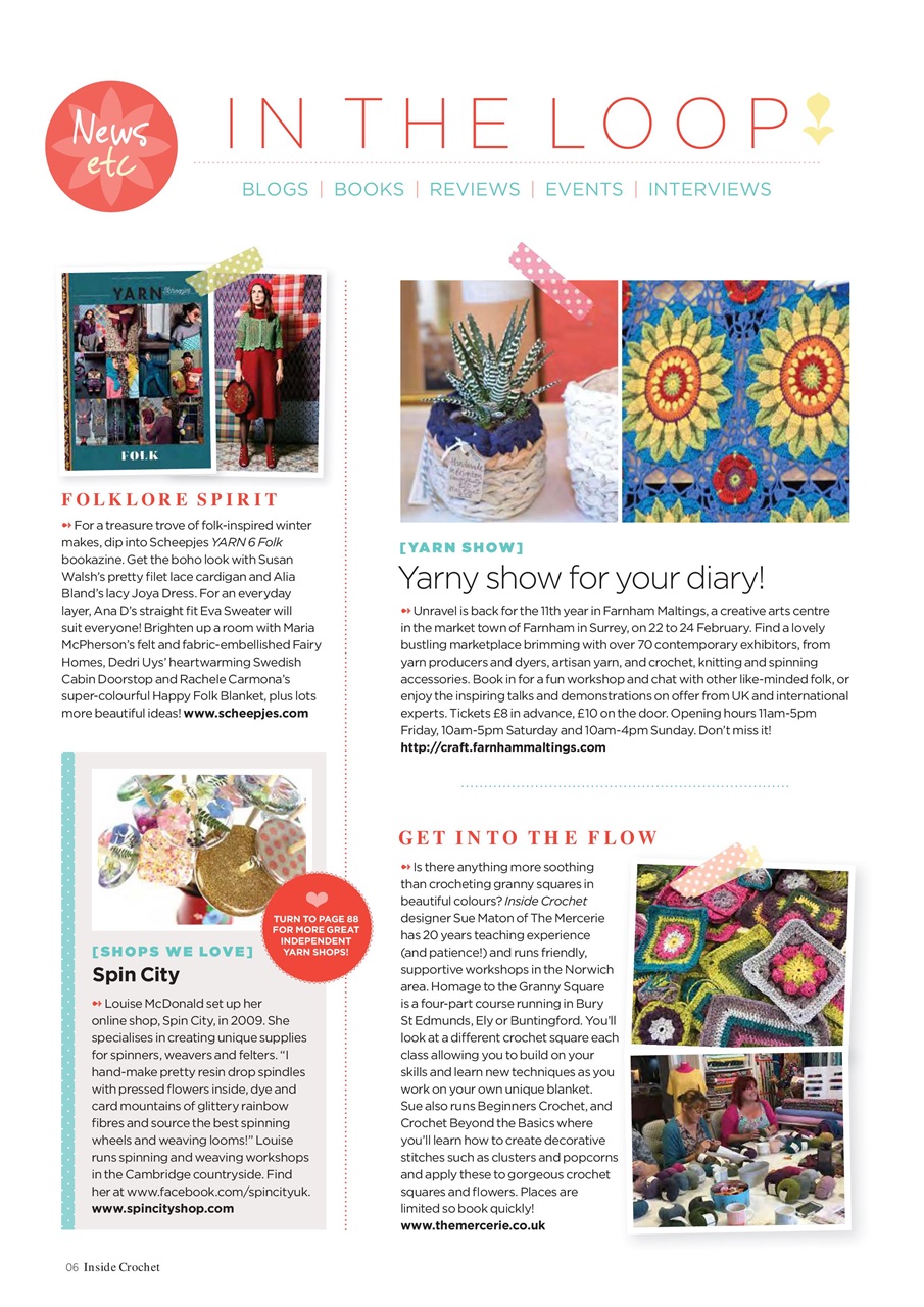 Inside Crochet Preview Pages