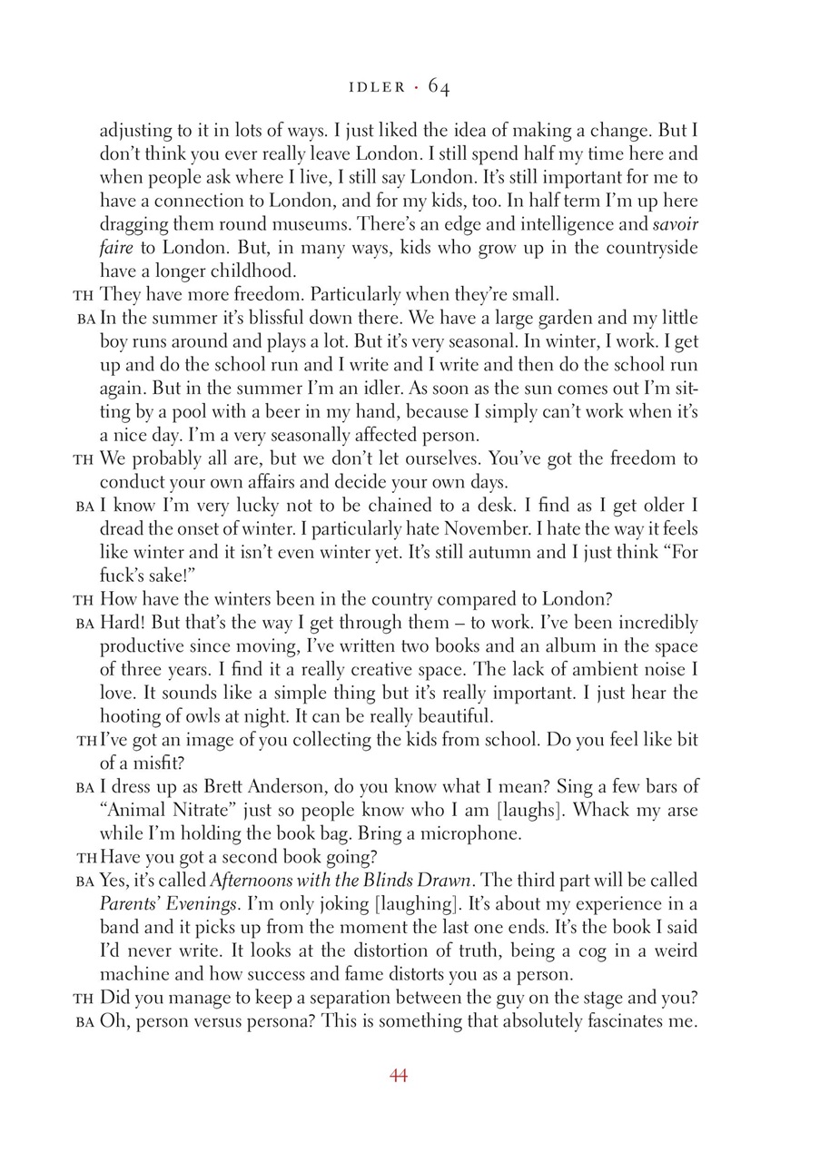 The Idler Magazine Preview Pages