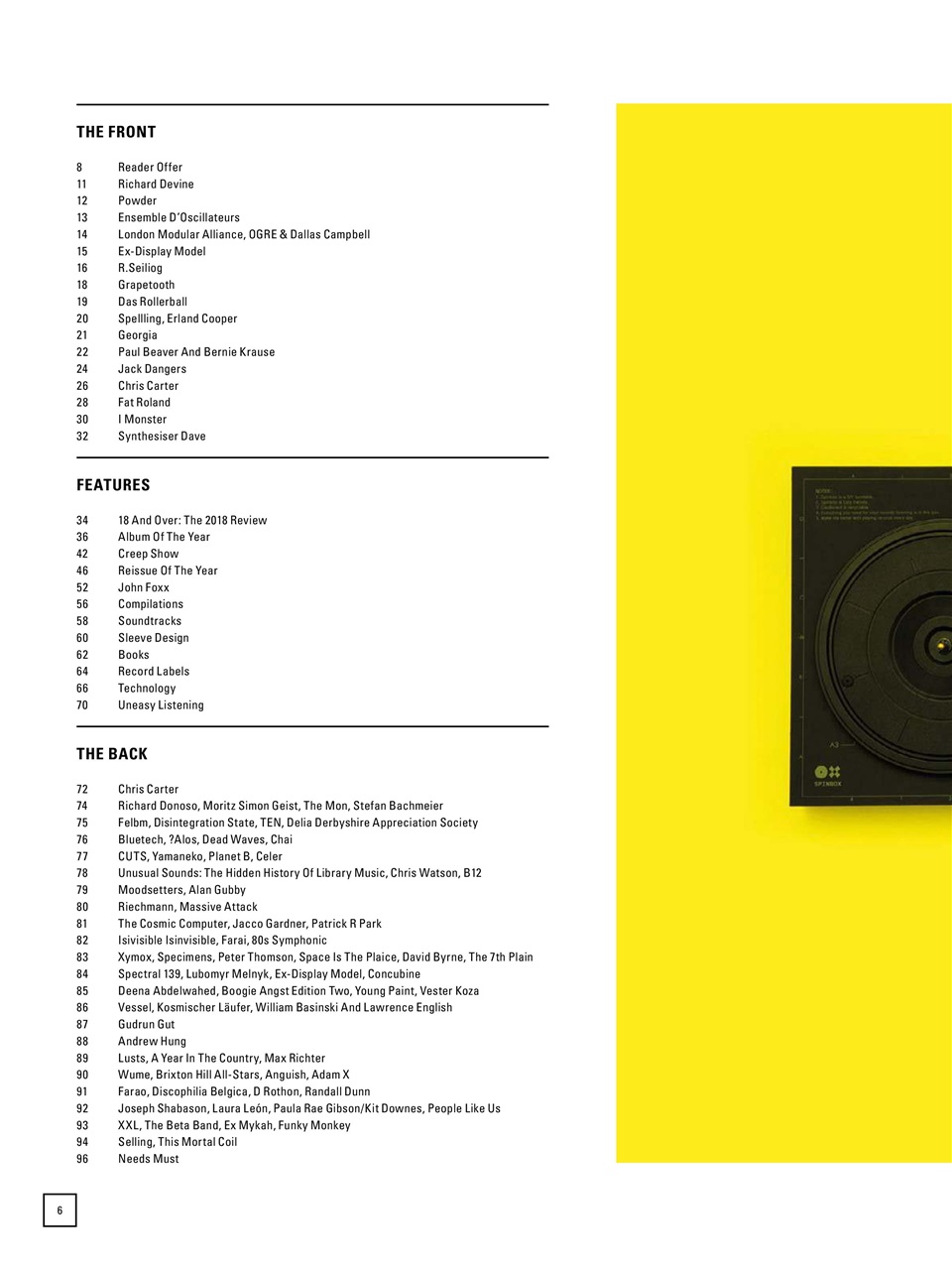 Electronic Sound Preview Pages