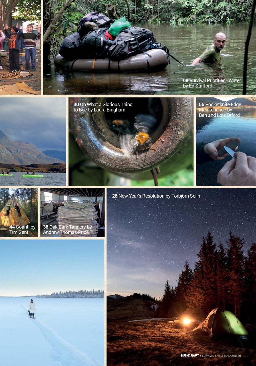 Bushcraft & Survival Skills Magazine Preview Pages
