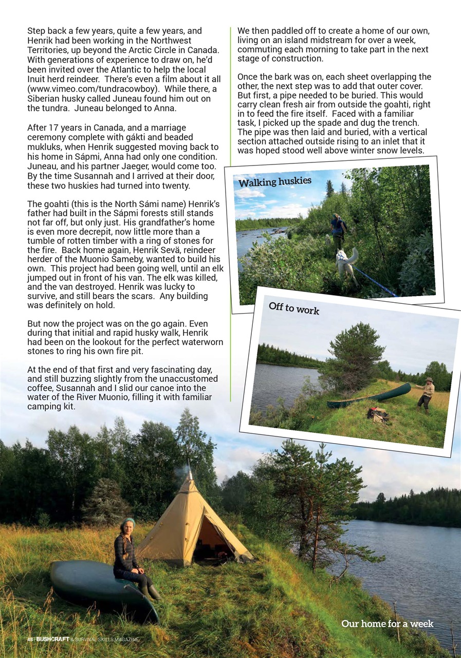 Bushcraft & Survival Skills Magazine Preview Pages