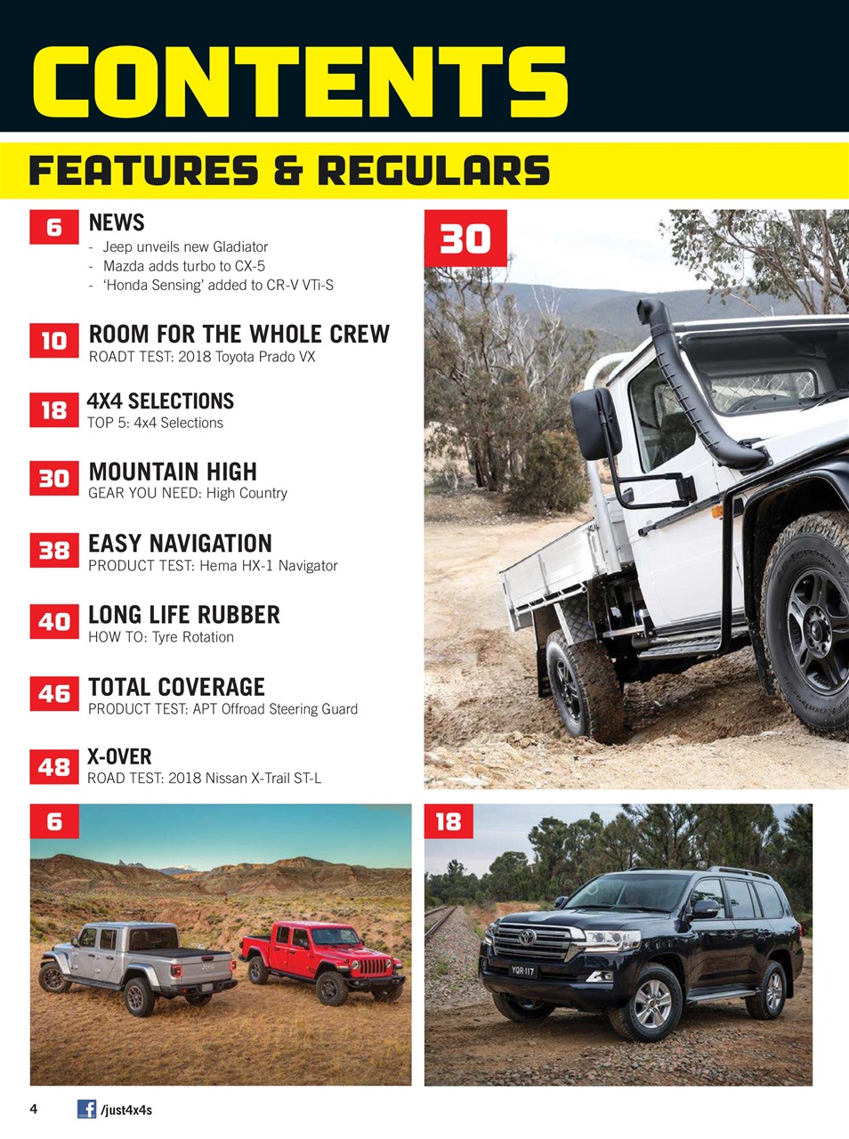 JUST 4X4S Preview Pages