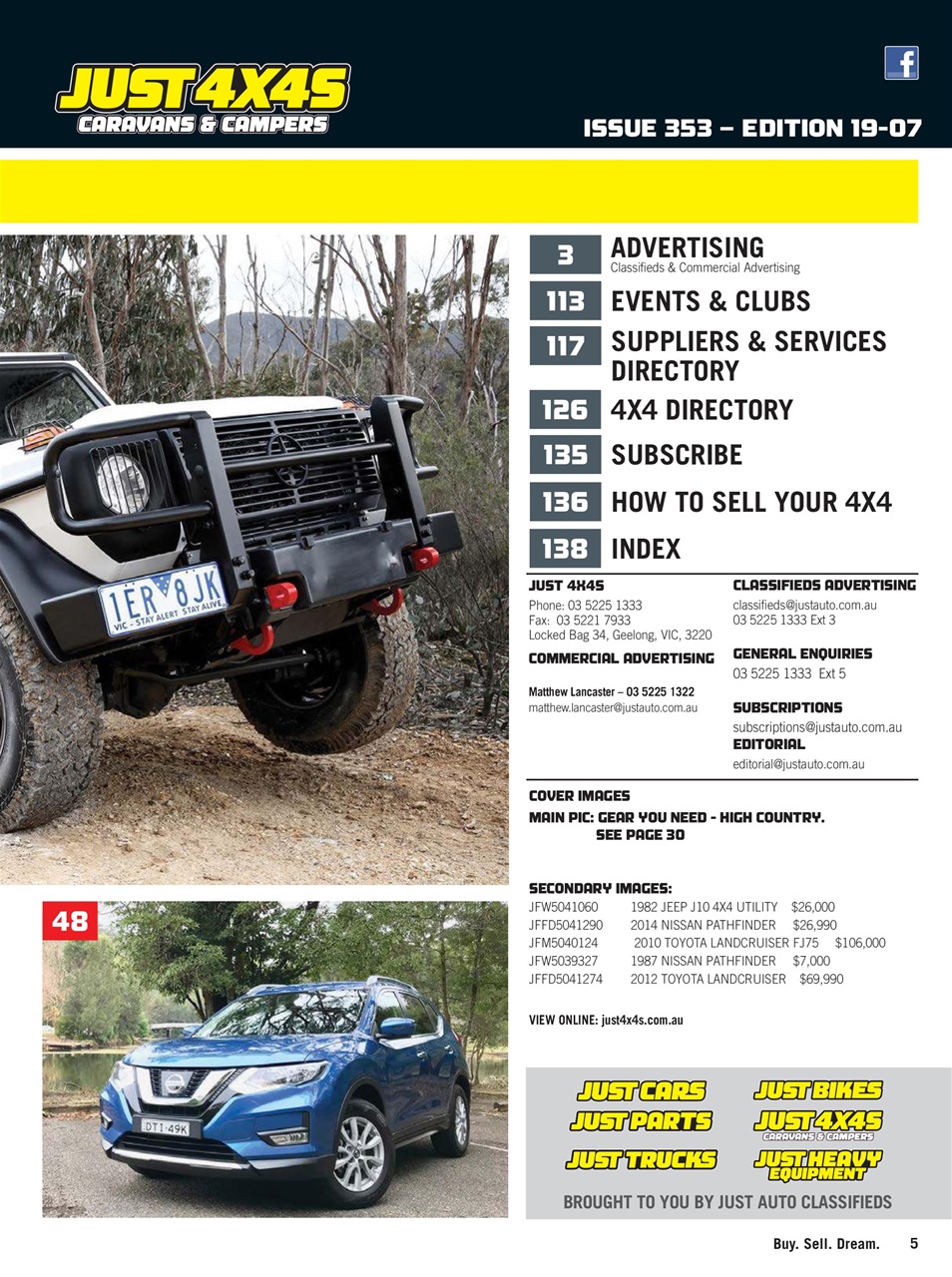 JUST 4X4S Preview Pages