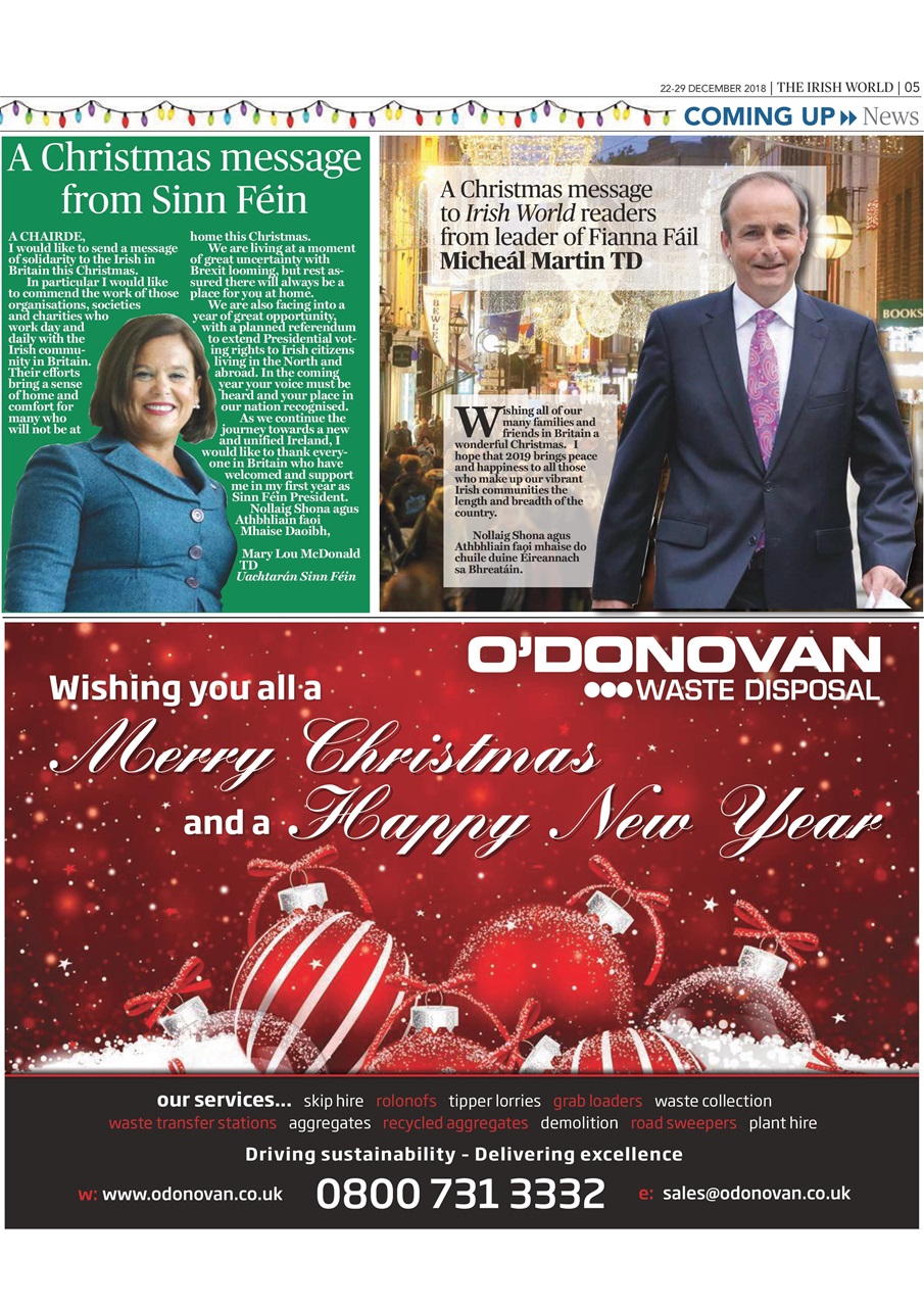 Irish World Preview Pages