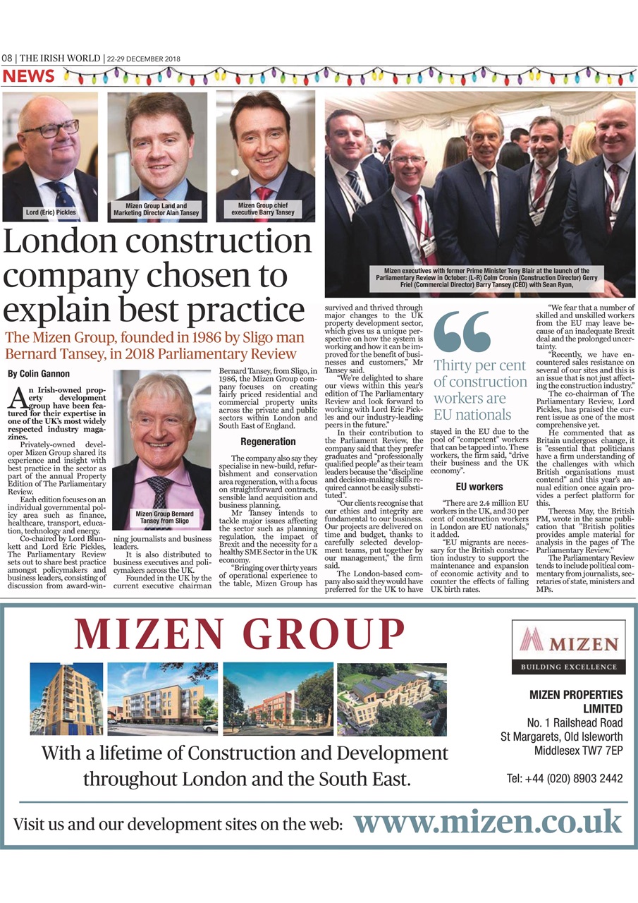 Irish World Preview Pages