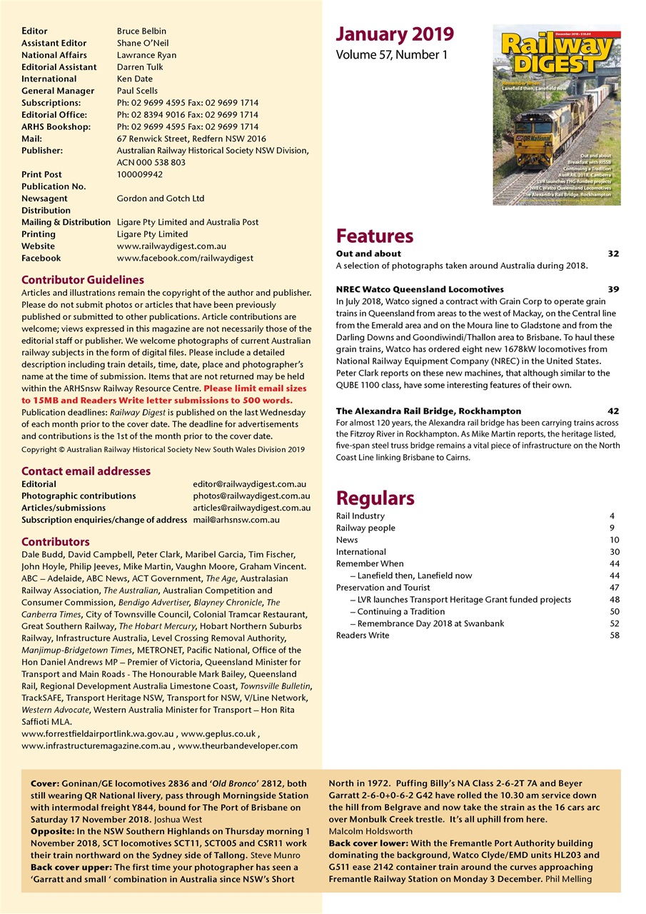 Railway Digest Preview Pages