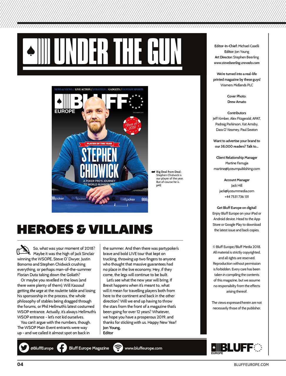 Bluff Europe Preview Pages