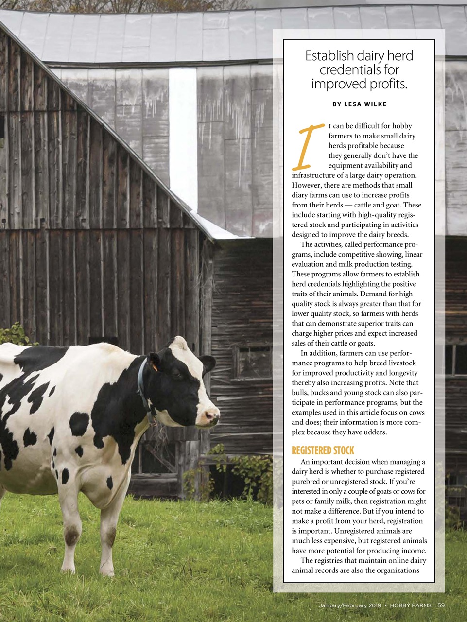 Hobby Farms Magazine Preview Pages