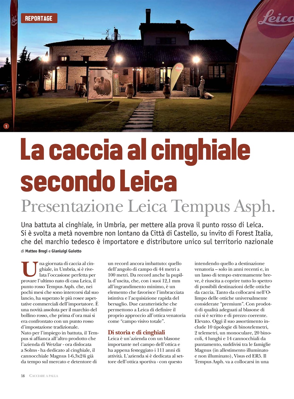 Caccia Magazine Preview Pages