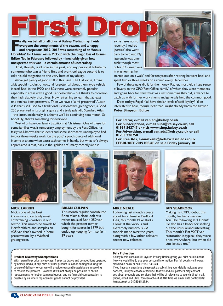 Classic Van & Pick-up Preview Pages