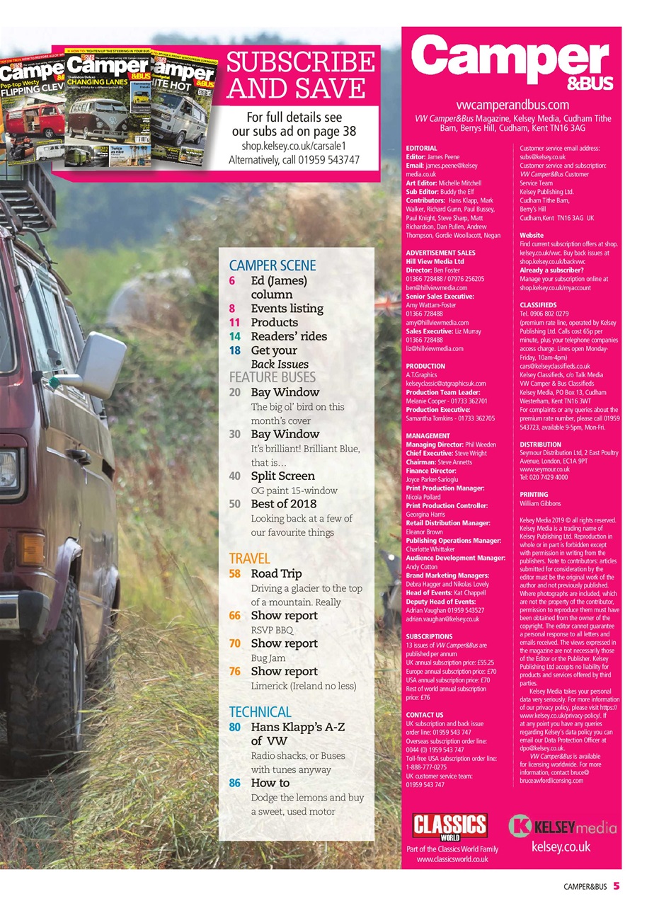 VW Camper Preview Pages