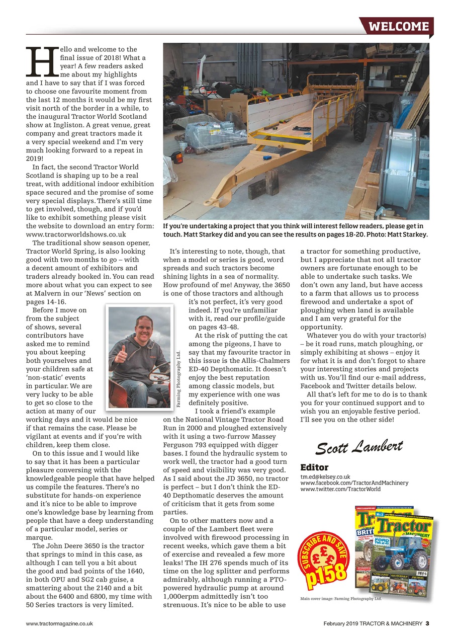 Tractor & Machinery Preview Pages