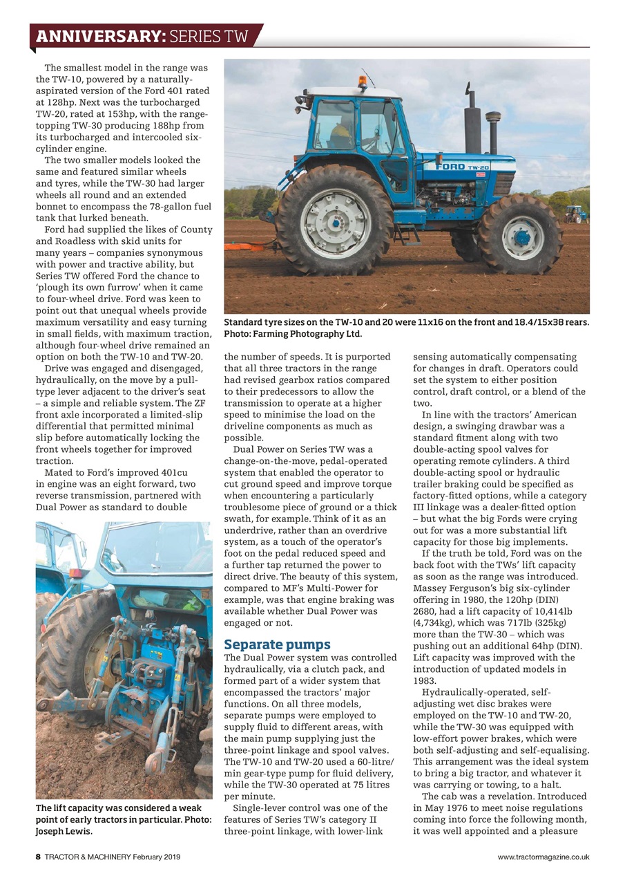 Tractor & Machinery Preview Pages