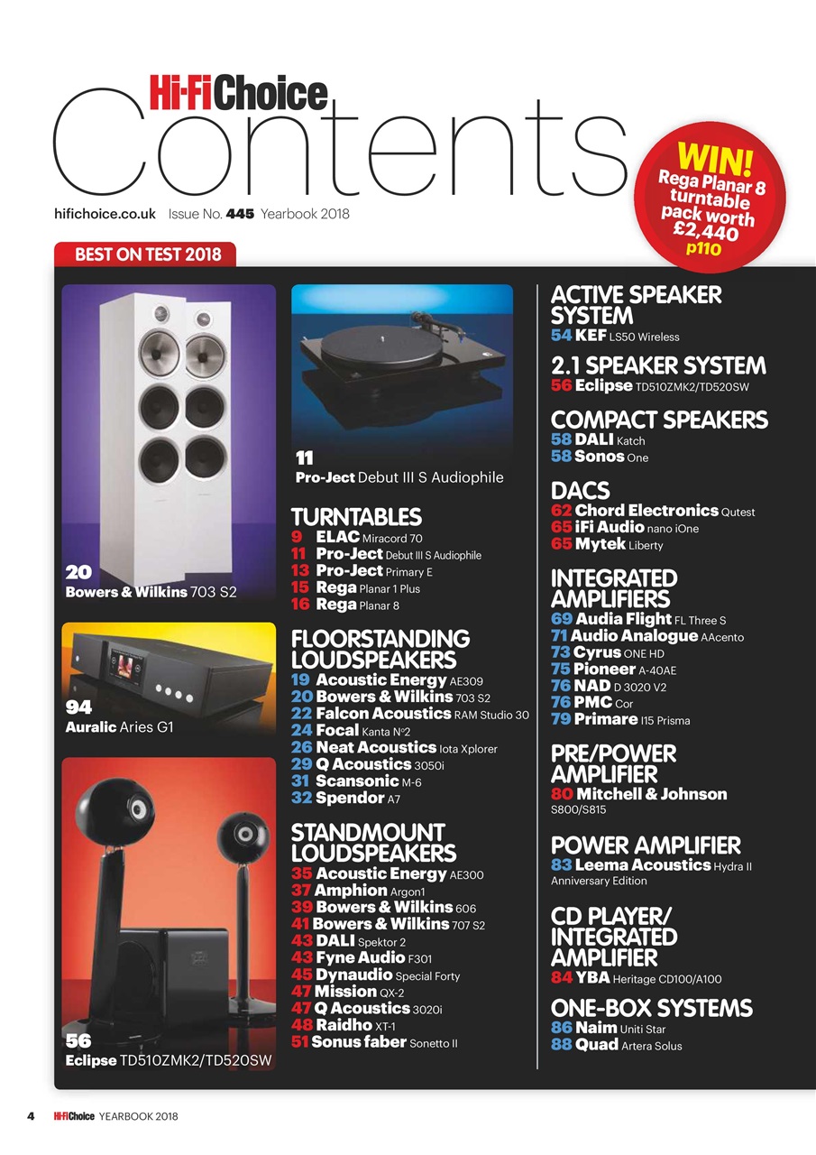 Hi-Fi Choice Preview Pages