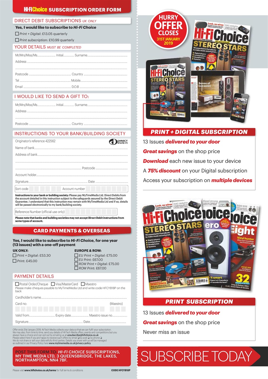 Hi-Fi Choice Preview Pages