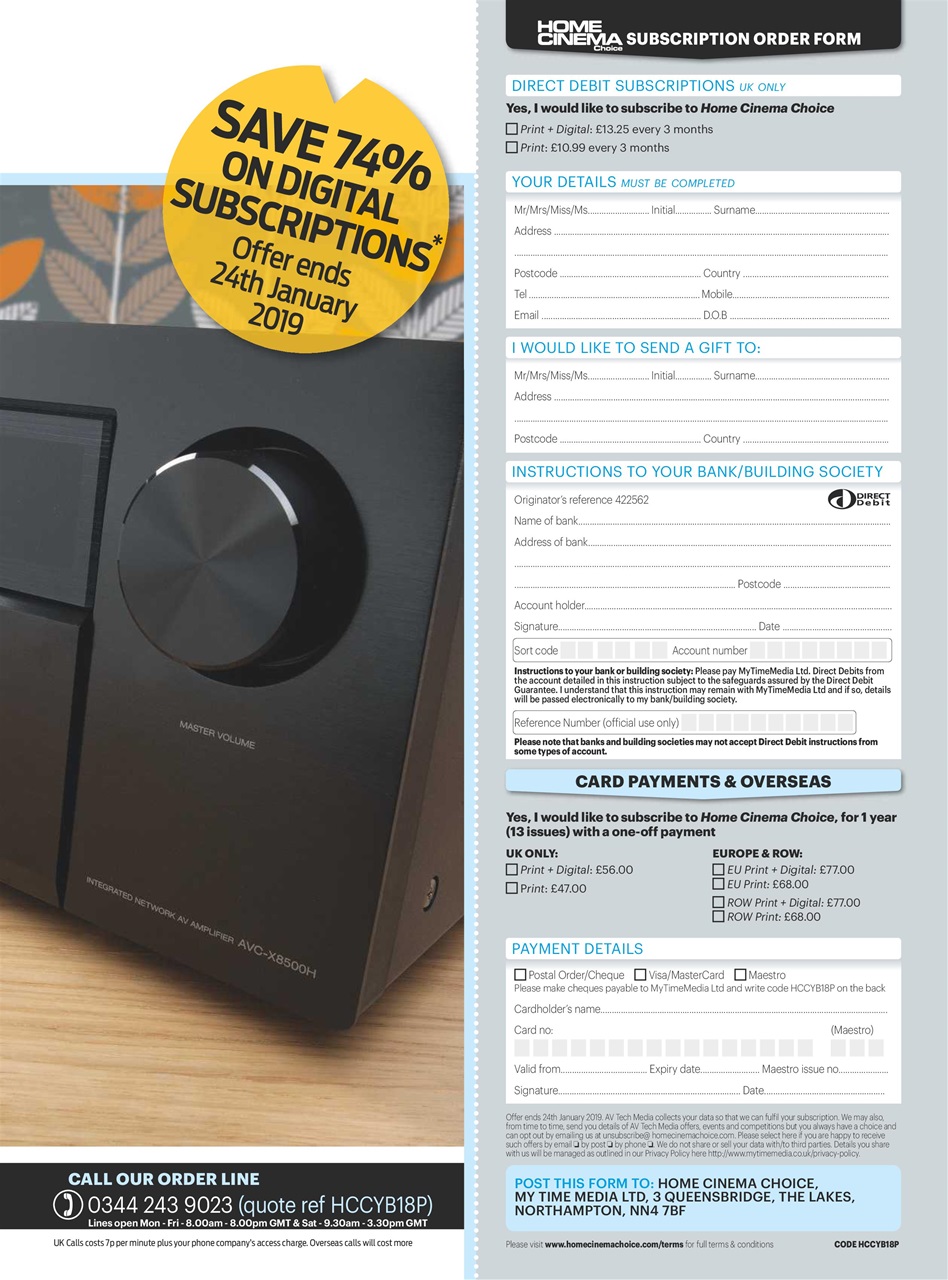 Home Cinema Choice Preview Pages