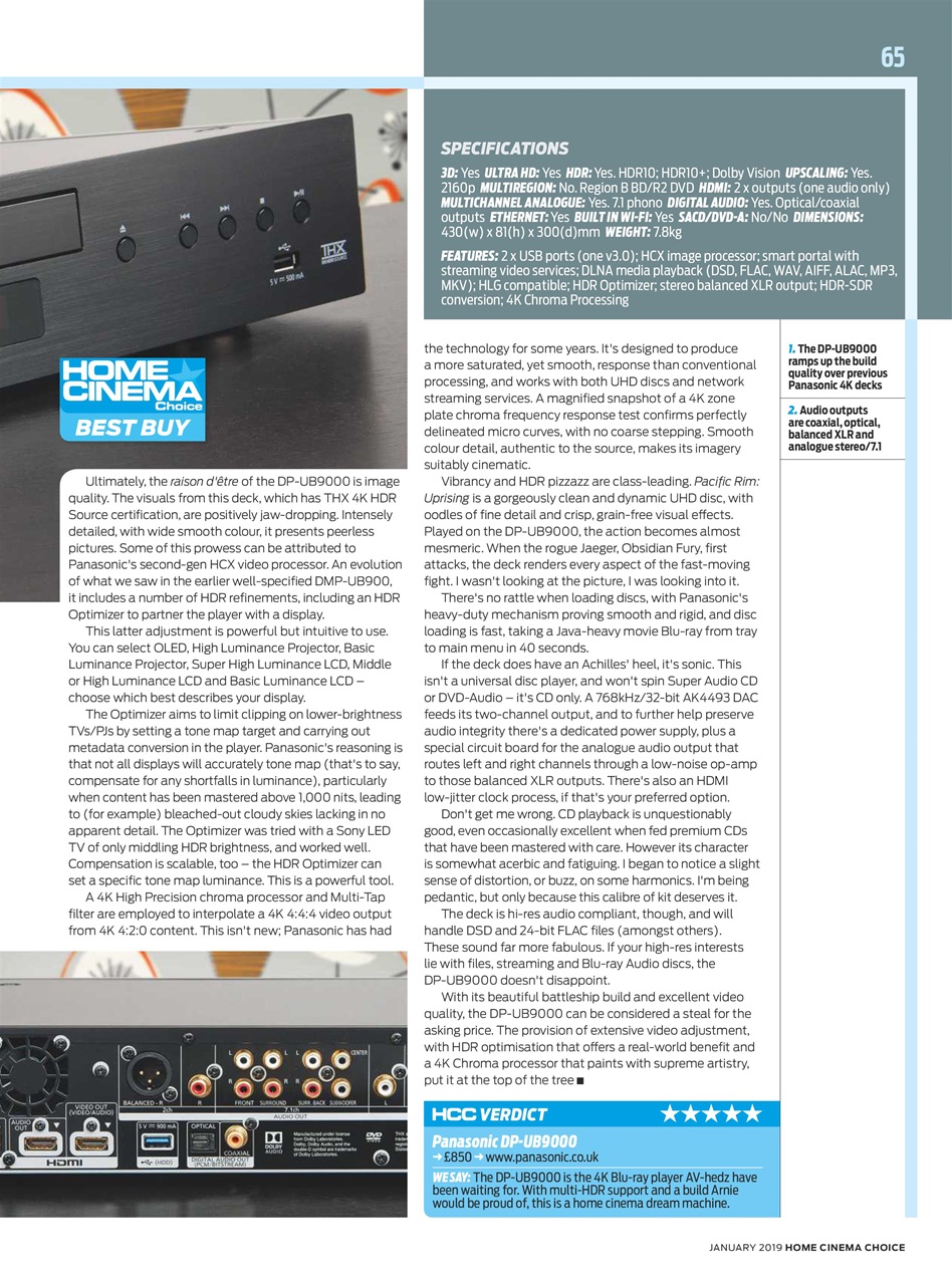 Home Cinema Choice Preview Pages
