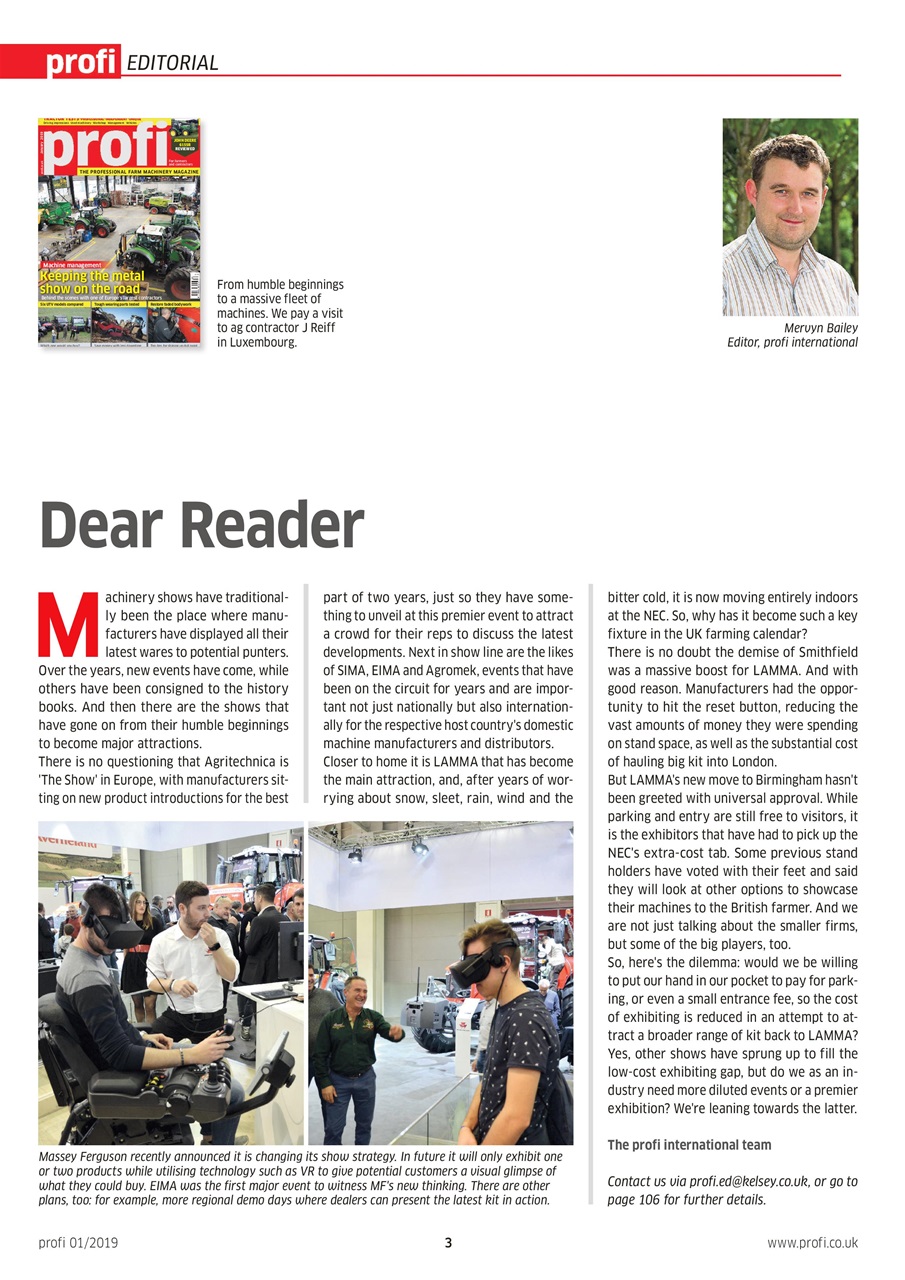 Profi International Preview Pages