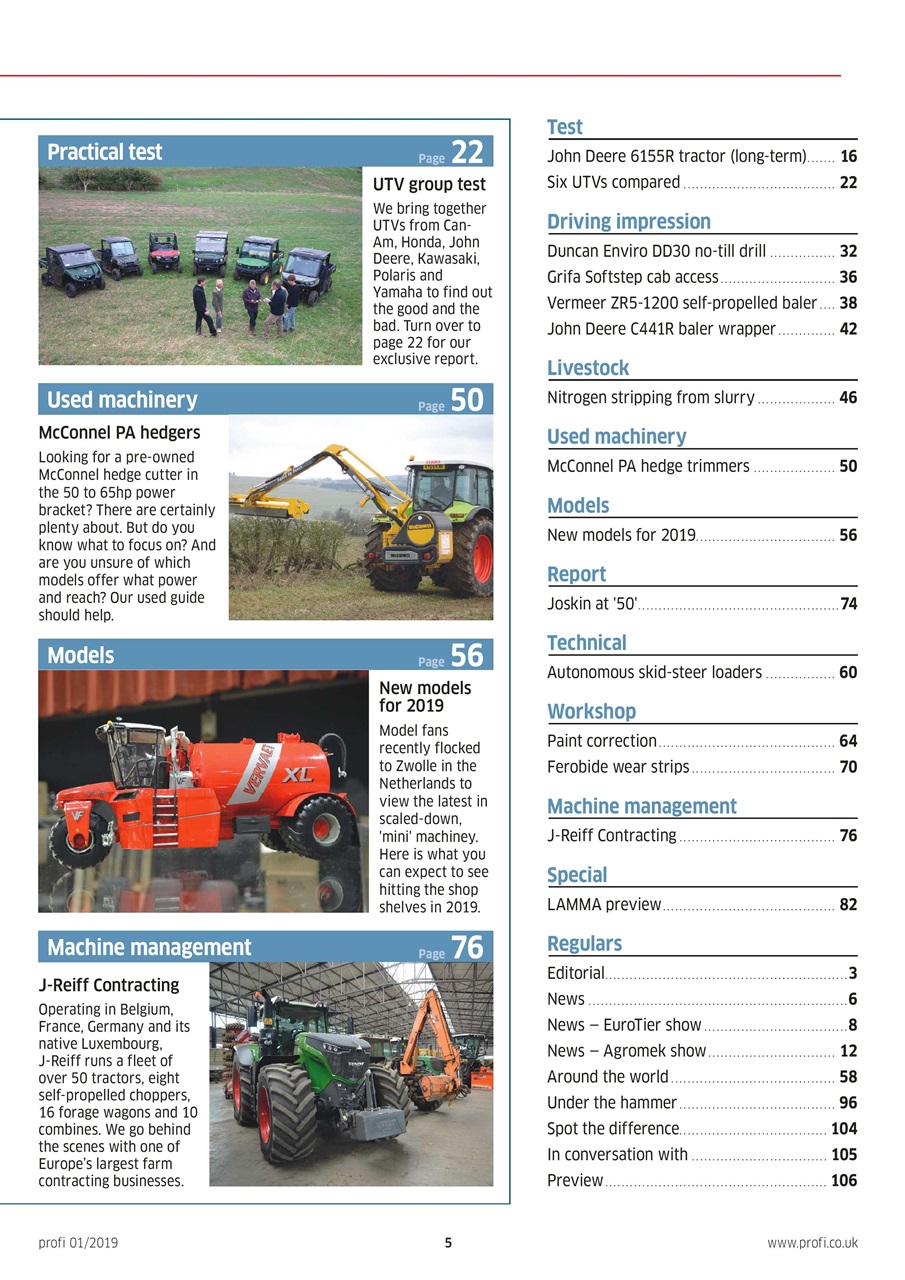 Profi International Preview Pages