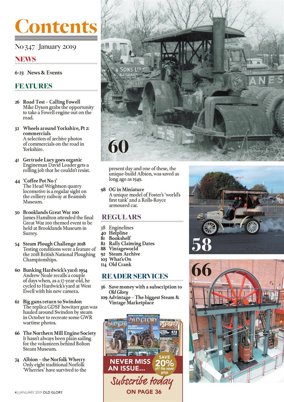 Old Glory Magazine Preview Pages