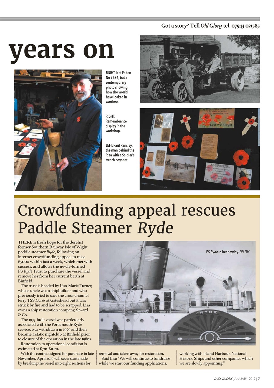 Old Glory Magazine Preview Pages