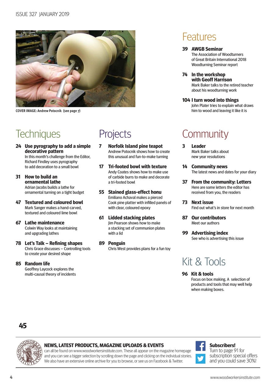 Woodturning Preview Pages