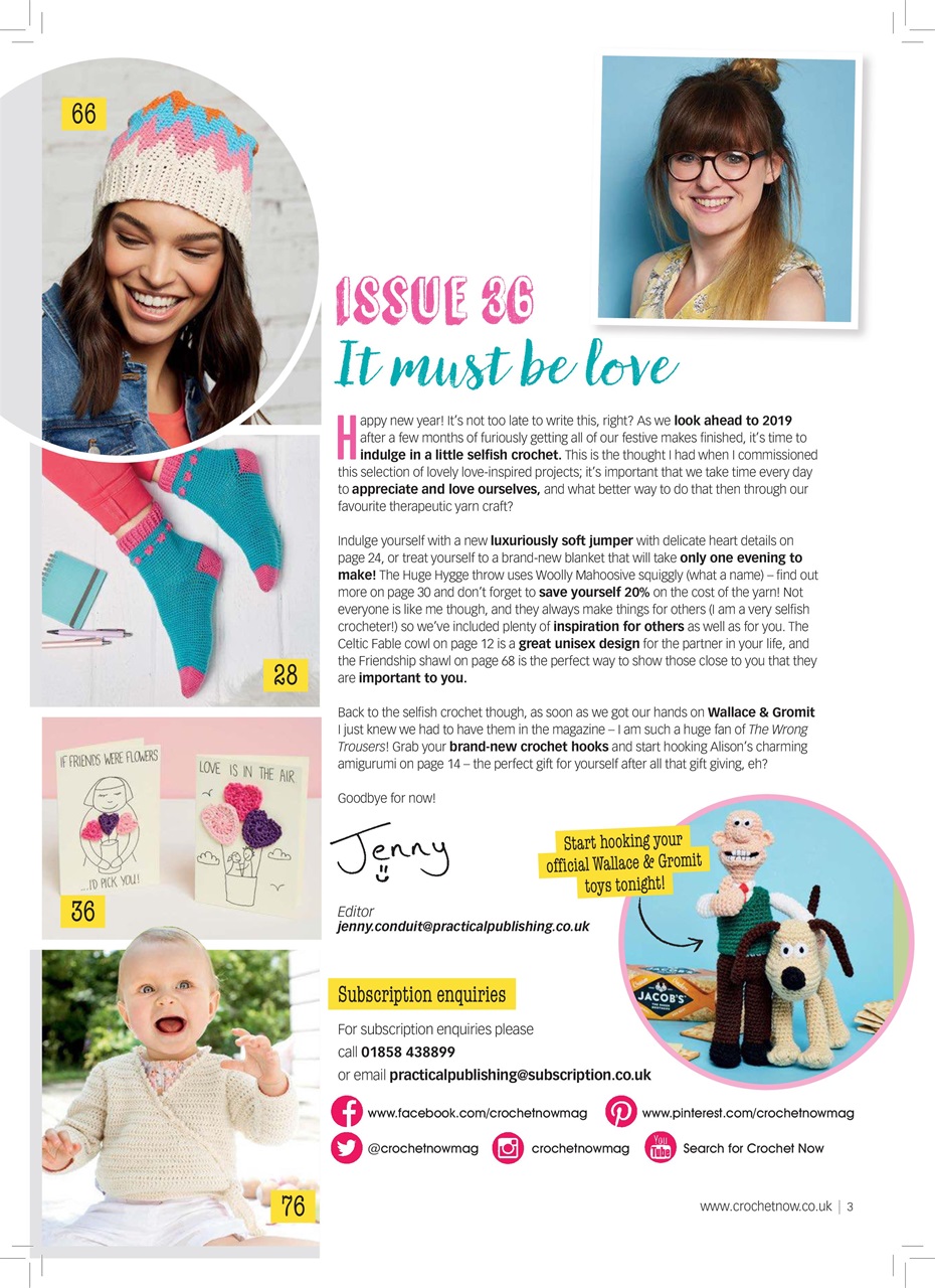 Crochet Now Magazine Preview Pages