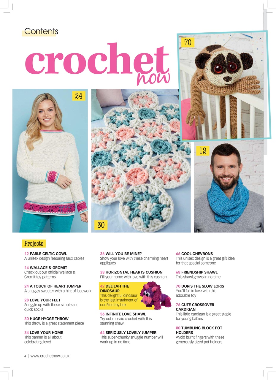 Crochet Now Magazine Preview Pages