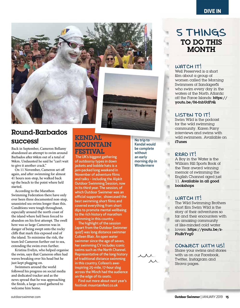 Outdoor Swimmer Preview Pages