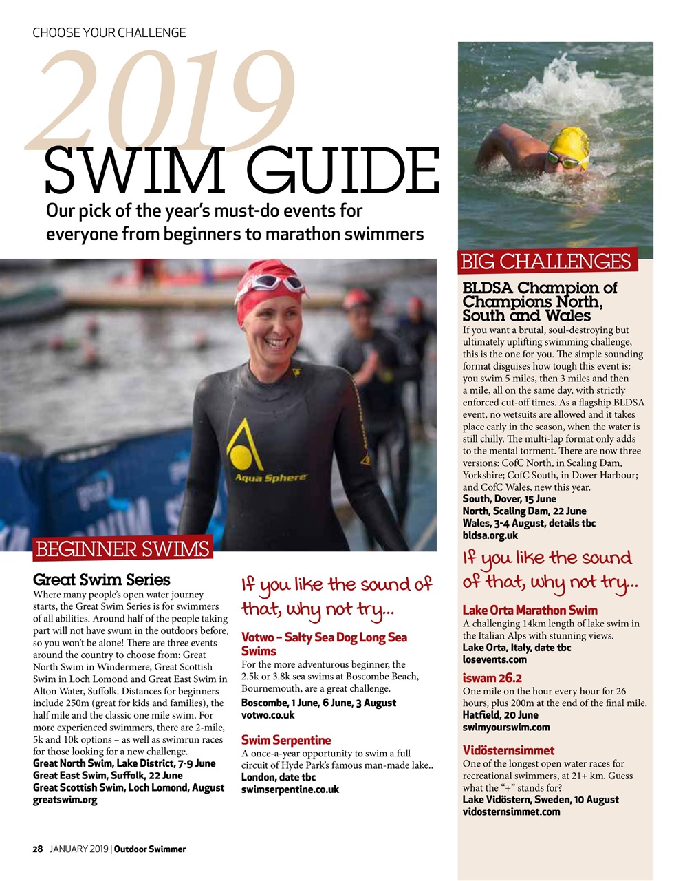 Outdoor Swimmer Preview Pages
