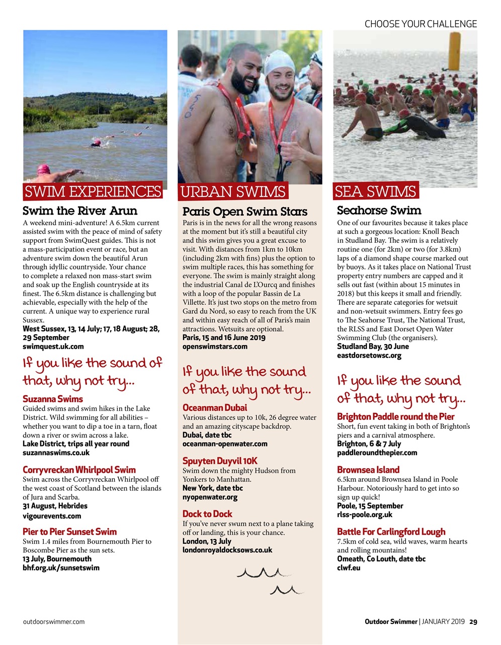 Outdoor Swimmer Preview Pages