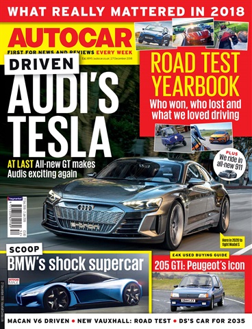 Autocar issue 27th December 2018