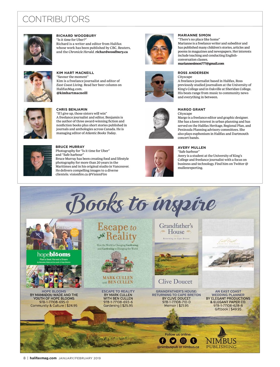 Halifax Magazine Preview Pages