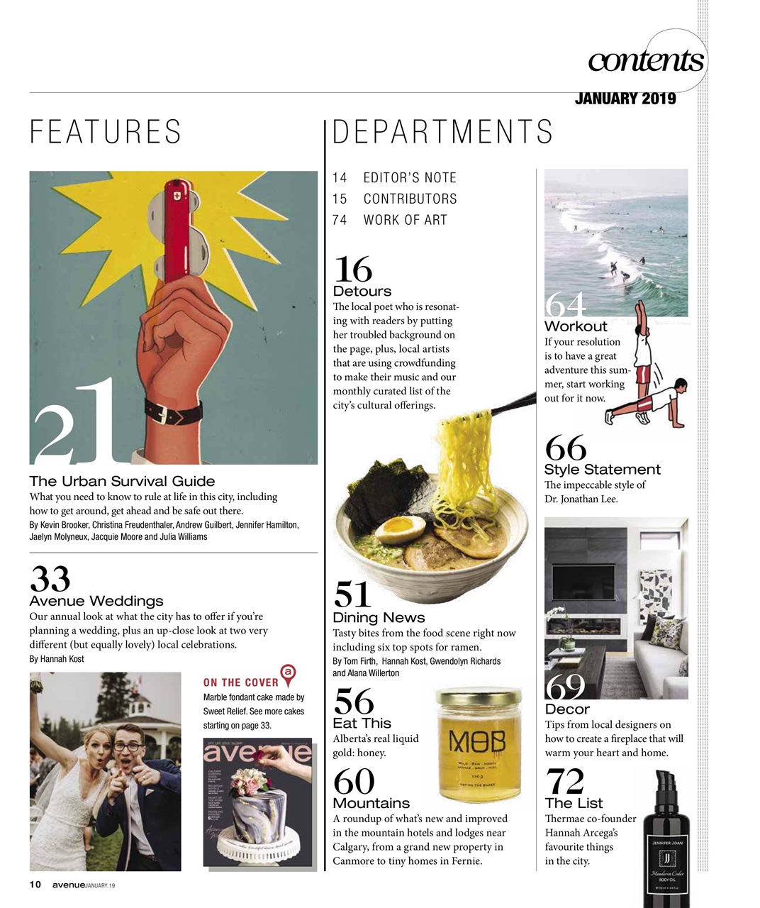 Avenue Calgary Preview Pages