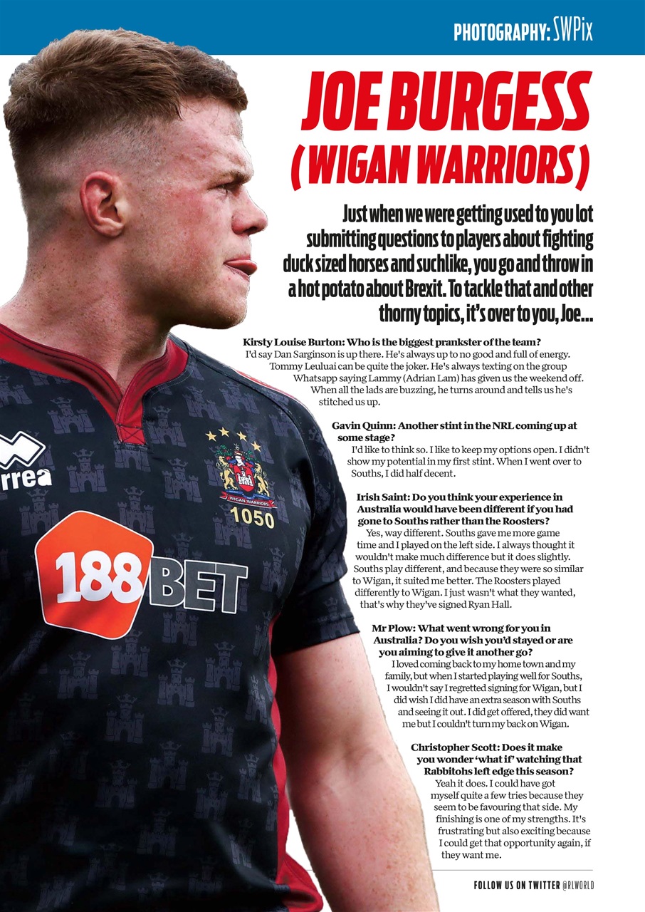 Rugby League World Preview Pages