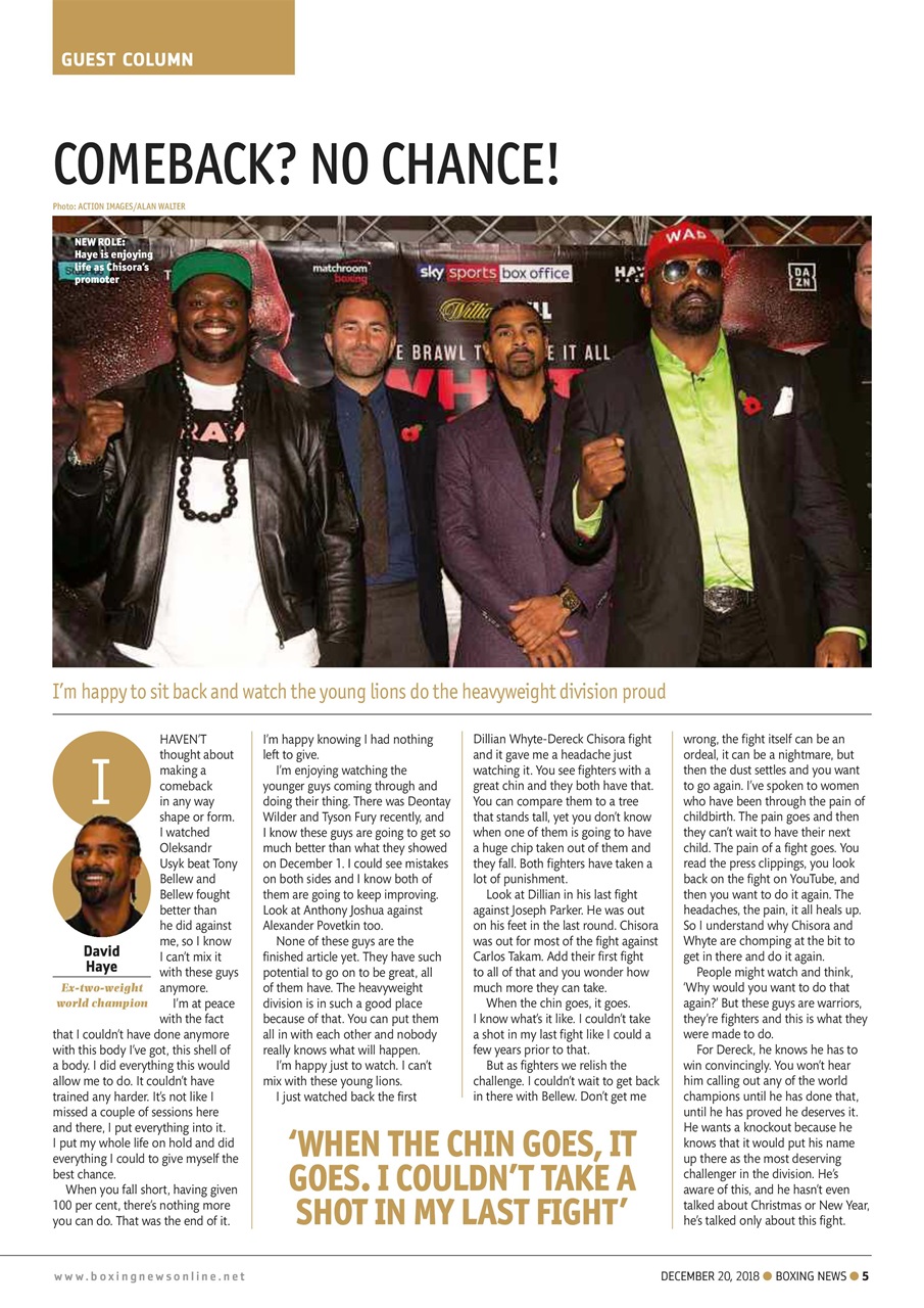 Boxing News Preview Pages