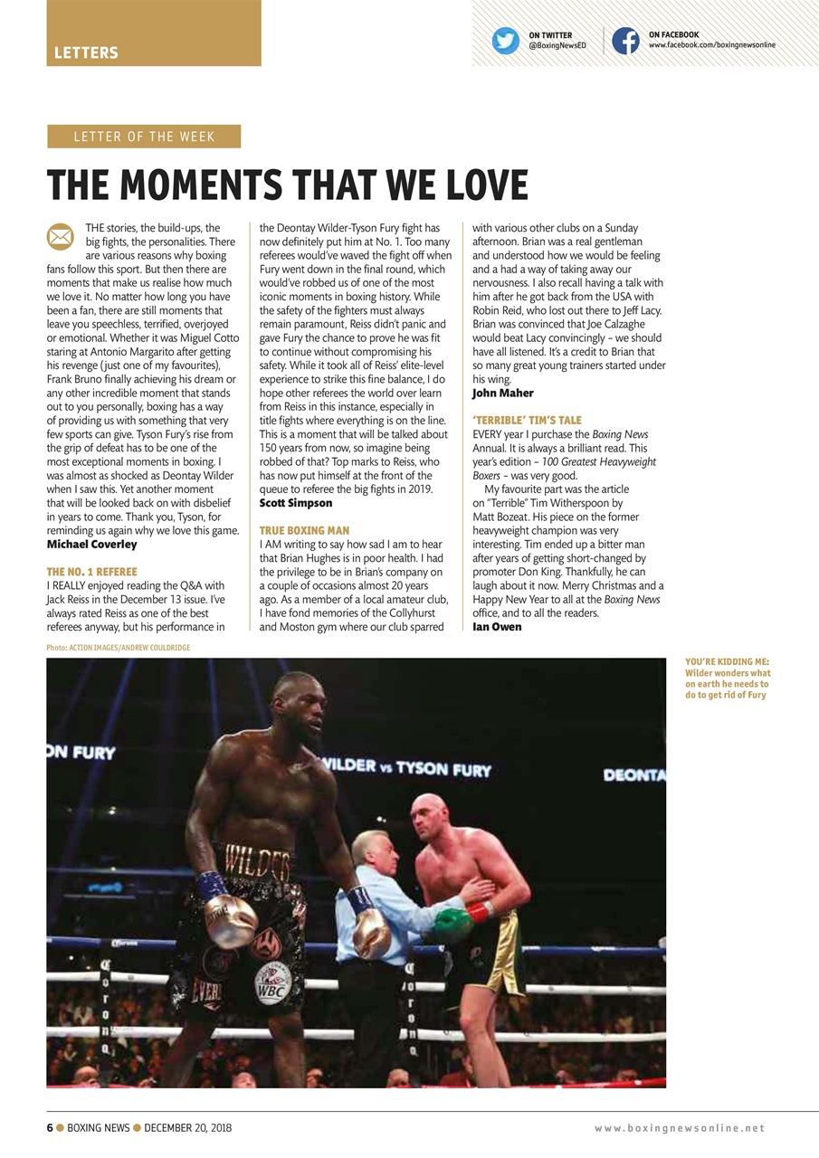 Boxing News Preview Pages