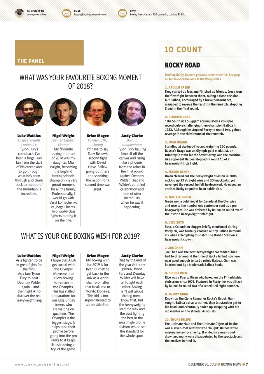 Boxing News Preview Pages