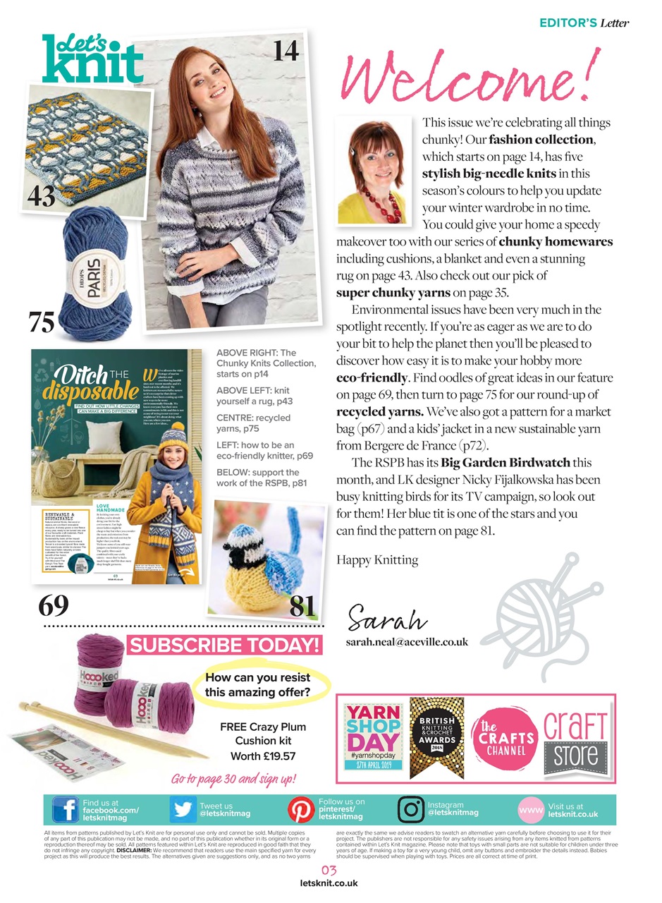 Let's Knit Preview Pages