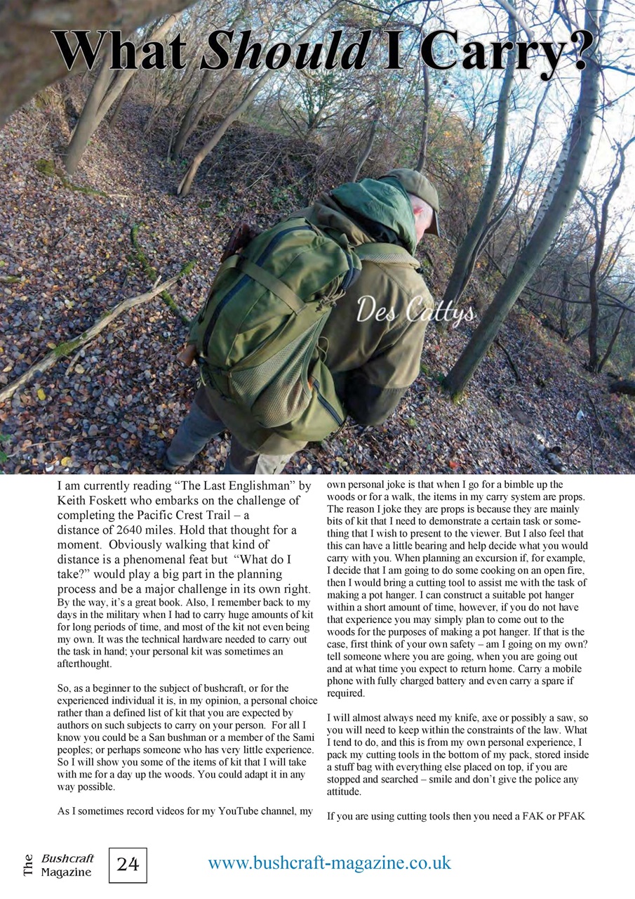 Bushcraft Magazine Preview Pages