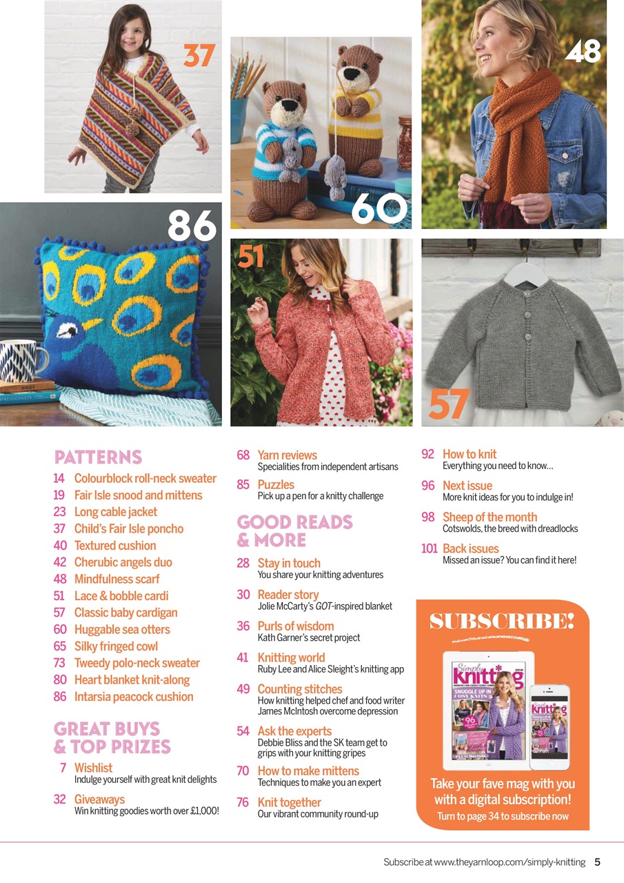 Simply Knitting Preview Pages