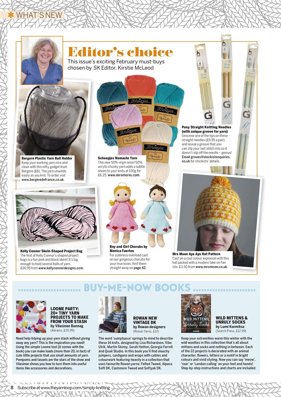 Simply Knitting Preview Pages