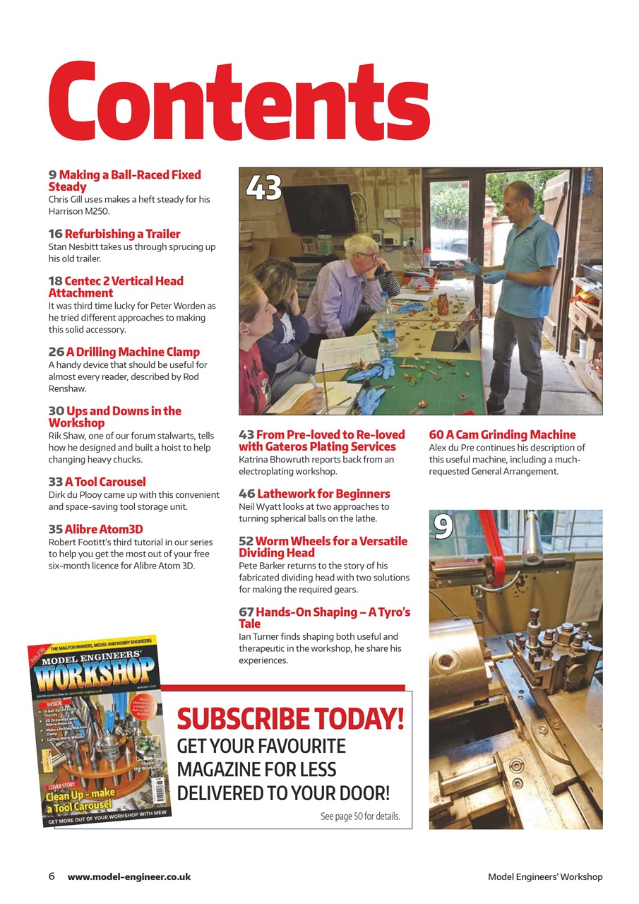 Model Engineer & Workshop Magazine Preview Pages